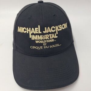 Michael Jackson Hat Adjustable Black The Immortal World Tour by Cirque Du Soleil
